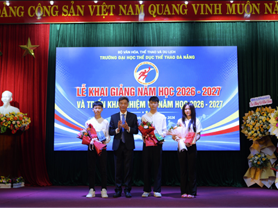 Trường Đại học Thể dục thể thao Đà Nẵng khai giảng năm học 2026 - 2027