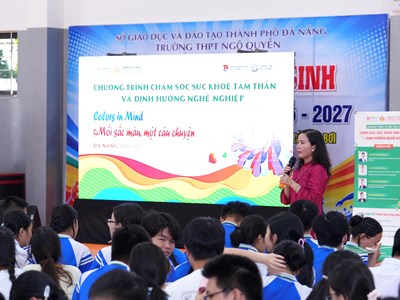 Hơn 20.000 học sinh miền Trung được hỗ trợ chăm sóc sức khỏe tâm thần, định hướng nghề nghiệp