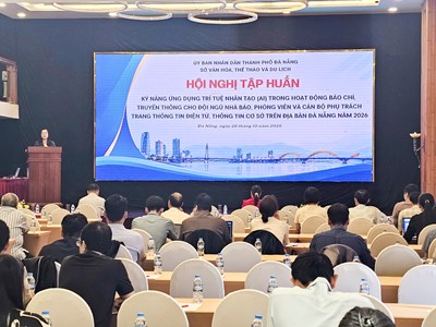 Đà Nẵng tập huấn kỹ năng ứng dụng AI trong hoạt động báo chí, truyền thông