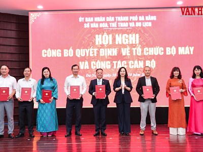 Sở VHTTDL TP. Đà Nẵng công bố loạt nhân sự và thành lập 3 đơn vị trực thuộc