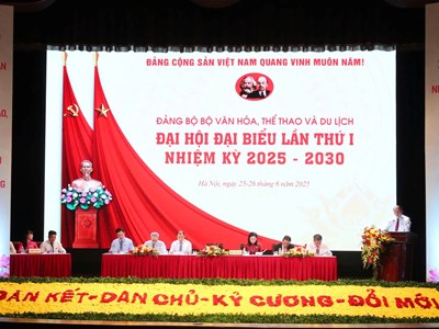 Phiên trù bị Đại hội đại biểu Đảng bộ Bộ VHTTDL lần thứ I, nhiệm kỳ 2025 - 2030 