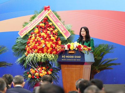 Đẩy mạnh, nâng tầm sức mạnh mềm Việt Nam đóng góp vào nền văn minh nhân loại thông qua hoạt động đối ngoại và ngoại giao văn hóa