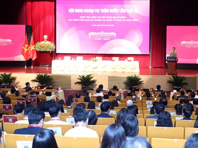 Khai mạc Hội nghị ngoại vụ toàn quốc lần thứ 22