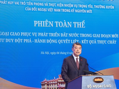 Biến quyết tâm thành hành động, thực hiện thắng lợi nhiệm vụ đối ngoại