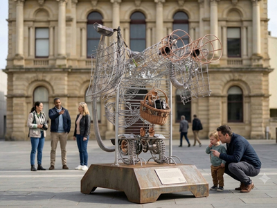 Lễ hội Steampunk đưa du khách vào không gian sáng tạo và khoa học viễn tưởng kỳ thú