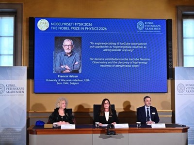 Giải Nobel Vật lý 2026 được gọi tên với phát hiện hạt vũ trụ “ma quái”