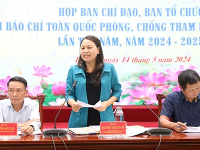 Nâng cao chất lượng Giải Báo chí toàn quốc phòng, chống tham nhũng, tiêu cực 