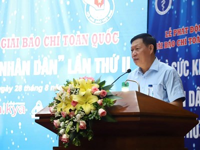 Phát động Giải Báo chí toàn quốc “Vì Sức khỏe nhân dân” lần thứ Hai