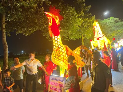 Trung thu sớm ở làng cổ Đường Lâm