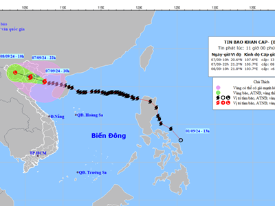 Hà Nội: Dự báo chiều và đêm nay nhiều quận, huyện chịu gió mạnh, giật cấp 10