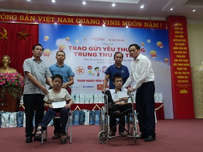 Trung thu yêu thương cho trẻ em có hoàn cảnh đặc biệt