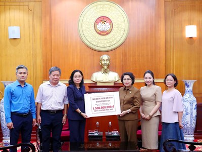 Bộ VHTTDL trao 1,5 tỉ đồng (đợt 1) ủng hộ đồng bào bị thiệt hại do bão số 3