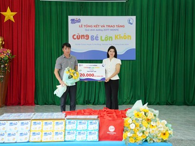 Trao tặng 80.000 hũ váng sữa dinh dưỡng cho trẻ em khó khăn Tây Nguyên