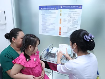  Trẻ em từ 4 tuổi có thể được tiêm vắcxin sốt xuất huyết
