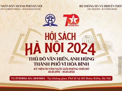 30 nhà xuất bản, doanh nghiệp tham gia Hội sách Hà Nội  năm 2024
