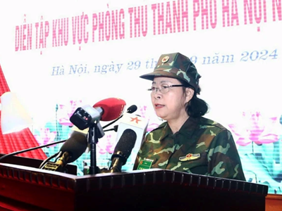 Hà Nội diễn tập khu vực phòng thủ năm 2024