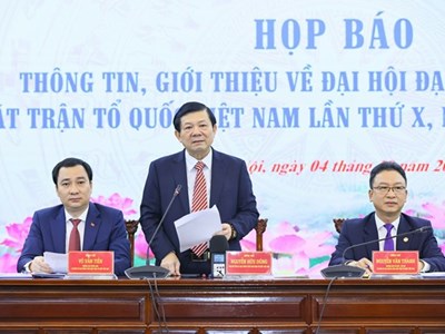 Hơn 1.000 đại biểu chính thức tham dự Đại hội đại biểu toàn quốc MTTQ Việt Nam lần thứ X