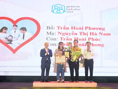  Tuyên dương 10 “Gia đình trẻ hạnh phúc” năm 2024