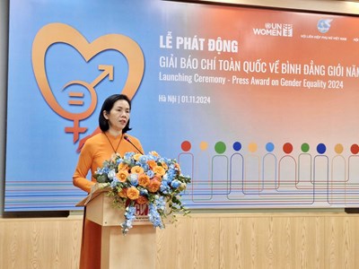 Lần đầu tiên phát động giải báo chí về bình đẳng giới