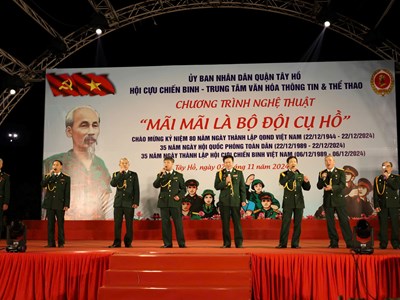 Cất cao tiếng hát “Mãi mãi là Bộ đội cụ Hồ”
