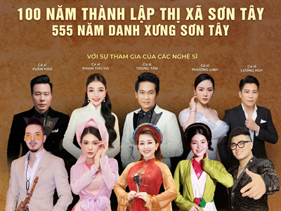 Nhiều hoạt động chào mừng kỷ niệm 100 năm thành lập thị xã Sơn Tây