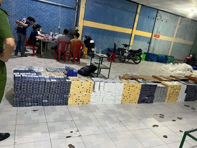 Tây Ninh: Phá đường dây nhập lậu gần 50.000 bao thuốc lá