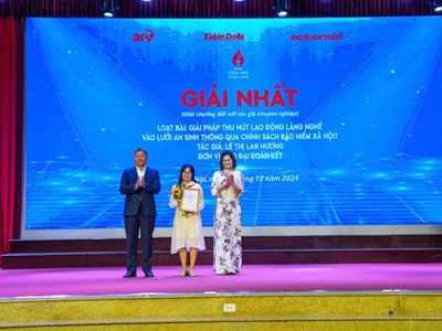 Tổng kết và trao giải cuộc thi viết “Những cống hiến thầm lặng” năm 2024