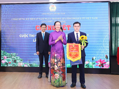 Vĩnh Long đoạt giải Nhất cuộc thi Cán bộ công đoàn y tế giỏi