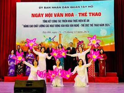 Sôi nổi tranh tài tại Ngày hội Văn hóa – Thể thao quận Tây Hồ