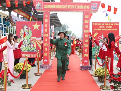 Bắc Giang: Tưng bừng ngày hội tòng quân năm 2025