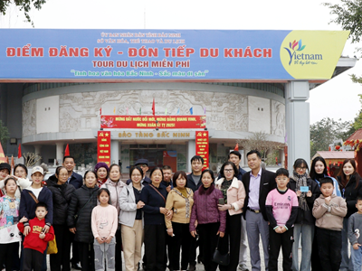 Bắc Ninh tổ chức hai tour du lịch miễn phí