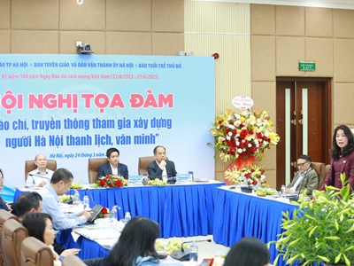 Phát huy vai trò của báo chí trong xây dựng người Hà Nội thanh lịch, văn minh
