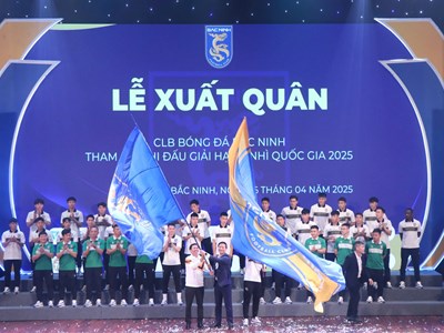 Câu lạc bộ Bóng đá Bắc Ninh xuất quân thi đấu Giải hạng Nhì Quốc gia 2025