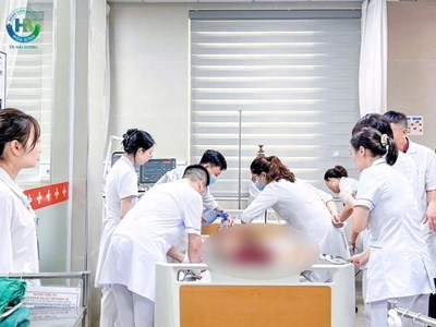 Tập trung toàn viện cứu sống bệnh nhi bị đuối nước