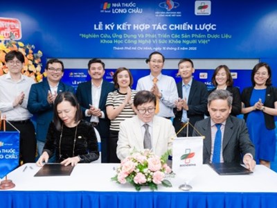 FPT Long Châu hợp tác cùng Viện Công nghệ tiên tiến phát triển dược phẩm bảo vệ sức khỏe