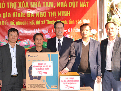 Bắc Ninh hoàn thành xóa nhà tạm, nhà dột nát