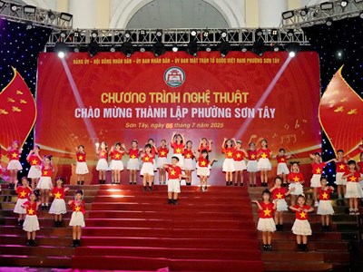 Chương trình nghệ thuật chào mừng thành lập phường Sơn Tây