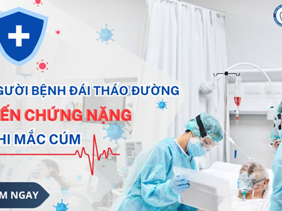 Người bệnh đái tháo đường có nguy cơ biến chứng nặng khi mắc cúm mùa