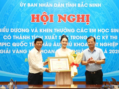 Bắc Ninh trao thưởng 500 triệu đồng cho mỗi HCV Olympic quốc tế