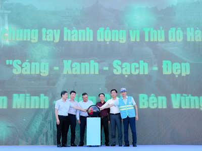 Hà Nội tổng vệ sinh môi trường trên toàn thành phố