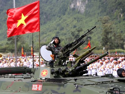 Ấn tượng Khối xe, pháo và Khối xe đặc chủng tại buổi tổng hợp luyện diễu binh, diễu hành lần 2