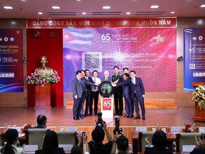 Phát động cấp quốc gia chương trình ủng hộ nhân dân Cuba