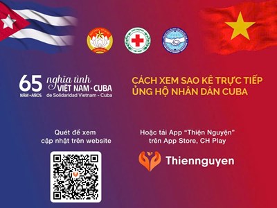 Cán mốc 65 tỉ đồng ủng hộ nhân dân Cuba chỉ sau 30 giờ phát động