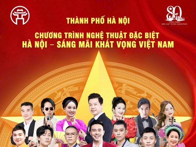 Sẽ trình diễn dù lượn và pháo hoa tại chương trình nghệ thuật “Hà Nội - Sáng mãi khát vọng Việt Nam”