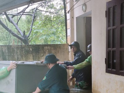 Sơn Tây ứng phó với diễn biến áp thấp nhiệt đới sau bão số 5 