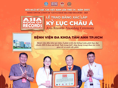 Lần đầu tiên Việt Nam được công nhận kỷ lục châu Á trong lĩnh vực IVF