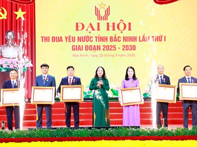 Khí thế mới từ Đại hội Thi đua yêu nước tỉnh Bắc Ninh lần thứ I