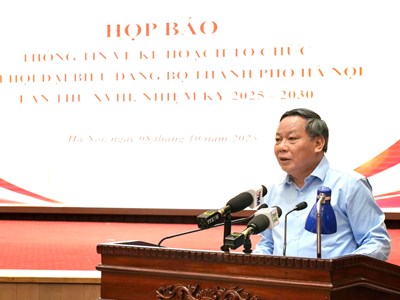 Đại hội Đảng bộ TP Hà Nội lần thứ XVIII: Nhấn mạnh thành tố “Hạnh phúc” trong phát triển Thủ đô