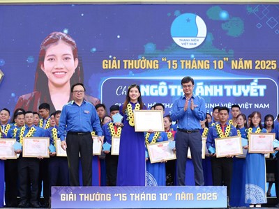 Trao Giải thưởng cho 69 thanh niên “dấn thân trong công việc, sáng tạo trong hành động”