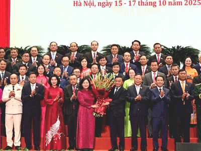 Bế mạc Đại hội đại biểu Đảng bộ Thành phố Hà Nội lần thứ XVIII